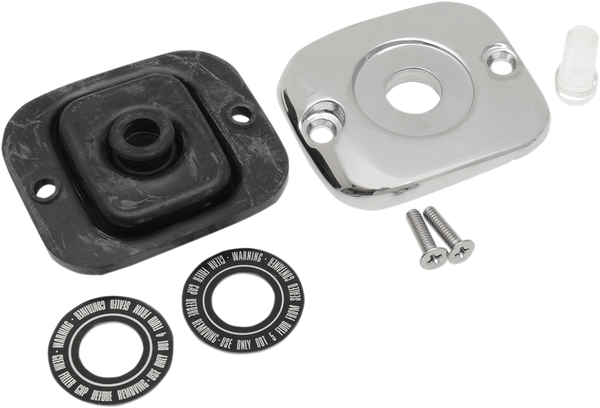 Front Master Cylinder Cover Chrome, 1, nordicamoto.ro