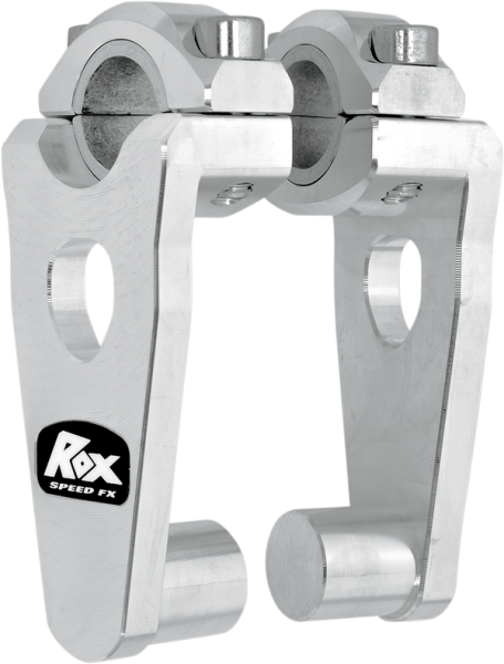Elite Pivoting Handlebar Risers For 7/8(r) And 1-1/8(r) Handlebars Silver, 1, nordicamoto.ro