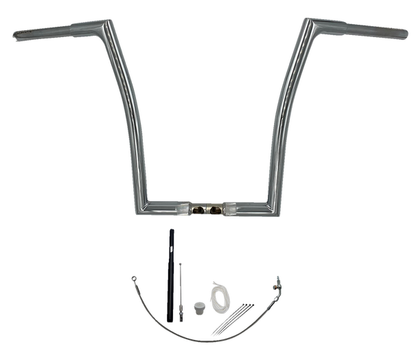 1-1/4(r) Ez Install Flat Top Handlebar Kit Silver, 4, nordicamoto.ro