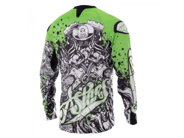 Alpinestars Charger póló, zöld/fehér/fekete, XXL, 2, nordicamoto.ro