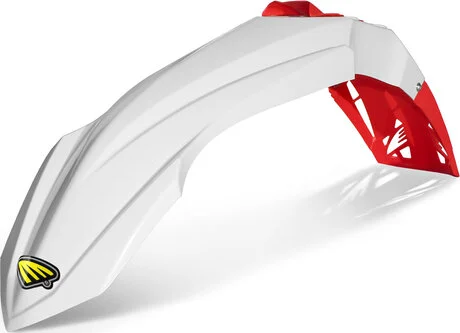 Front Fender Red, White, 1, nordicamoto.ro