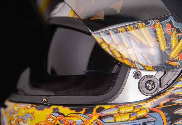 Casca Icon Airform™ Warthog Black/Orange/Silver/Yellow M, 5, nordicamoto.ro