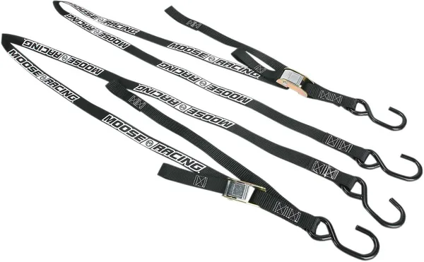 MOOSE RACING Heavy-duty Tie-downs Black, 1, nordicamoto.ro
