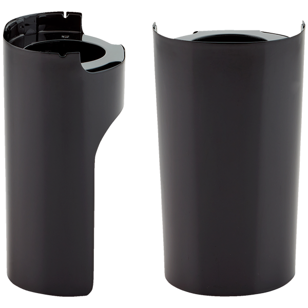 Fork Boot Covers Gloss Black, Powder-coated, 4, nordicamoto.ro