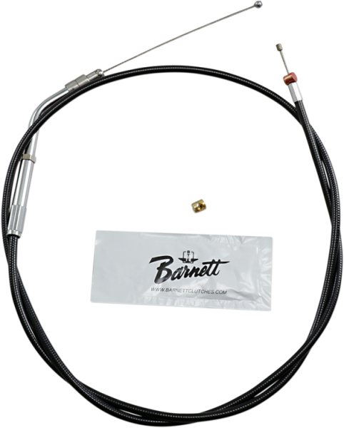 Black Vinyl Throttle/idle Cable Black +152 mm (6''), 1, nordicamoto.ro