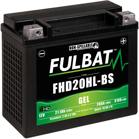 Fulbat FHD20HL-BS Harley D Moto gélakkumulátor., 1, nordicamoto.ro