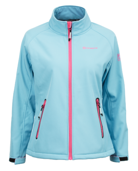 GEACĂ DAMĂ SOFTSHELL SAXE CFMOTO – ALBASTRU/ROZ, 1, nordicamoto.ro