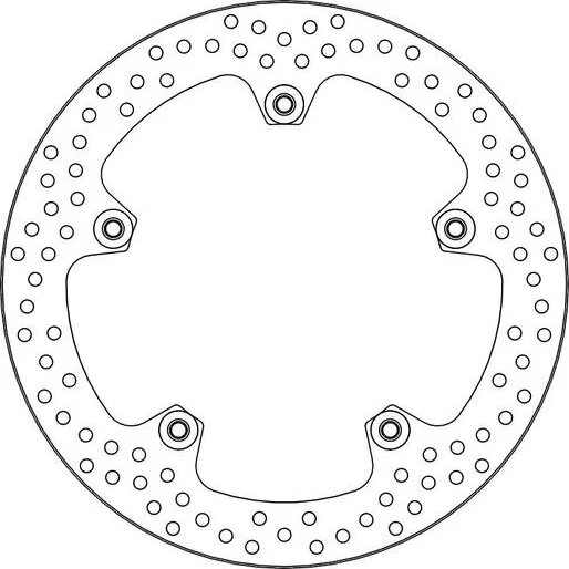 Halo sorozatú úszó rotor, fekete, rozsdamentes acél, 1, nordicamoto.ro