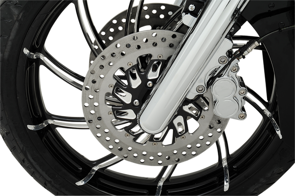 Two-piece Brake Rotor Black, Silver, Matte, 1, nordicamoto.ro