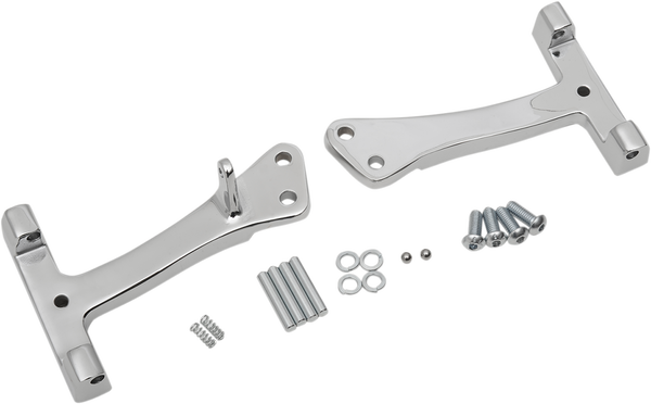 Passenger Floorboard Mount Kit Silver, 1, nordicamoto.ro