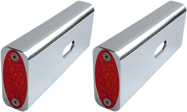 Fender Strut Led Marker Lights Chrome, 1, nordicamoto.ro