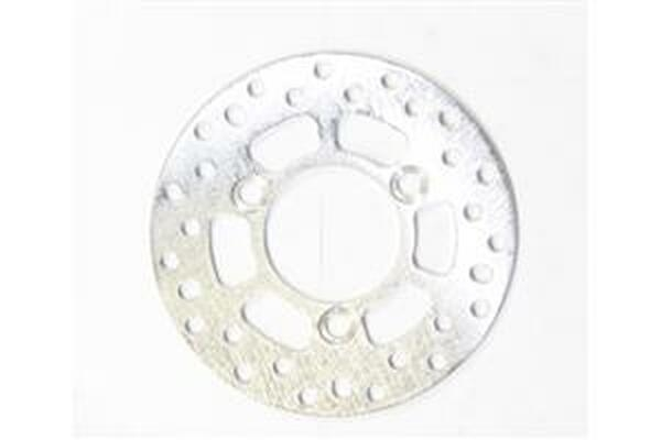 Round D-series Scooter Brake Rotor Silver, Stainless Steel, 1, nordicamoto.ro