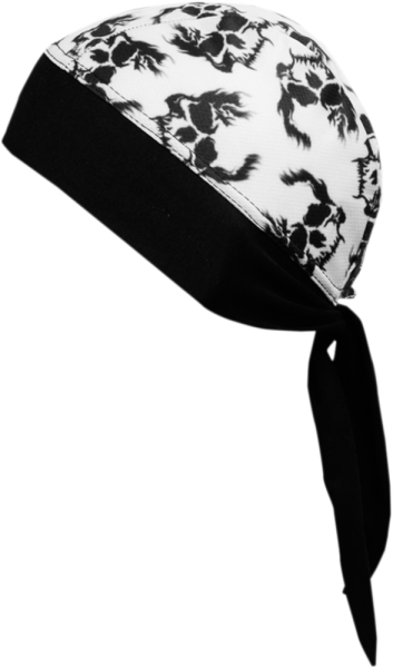 Skull Z-wrap Stretch Headwrap Red, 1, nordicamoto.ro