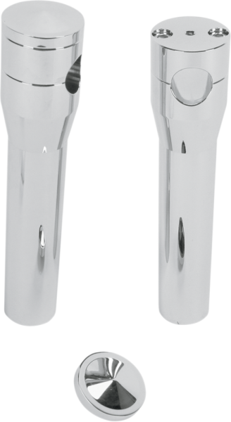 Elite Custom Billet Aluminum Risers Silver, 1, nordicamoto.ro