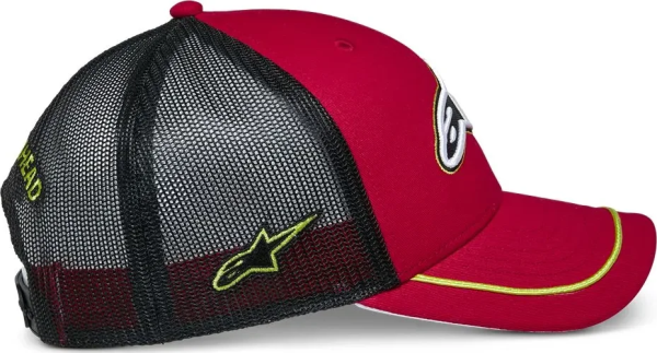 Alpinestars Exceed Trucker Hat Red  ONE SIZE, 4, nordicamoto.ro