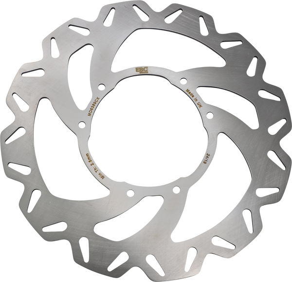 Cx Extreme Motocross Brake Rotors Polished Steel, Silver, Stainless Steel, 1, nordicamoto.ro