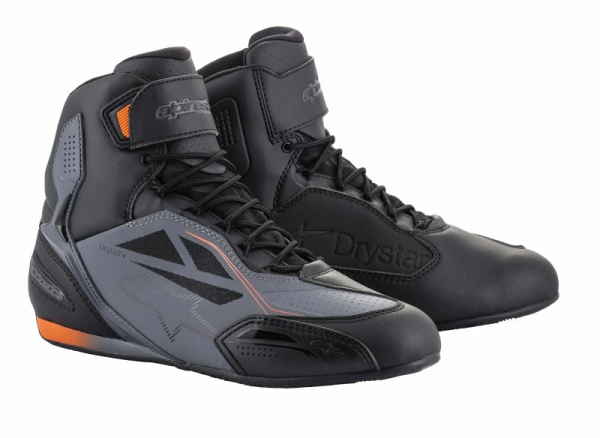 Alpinestars Faster-3 Drystar csizma – fekete/szürke/narancssárga, 1, nordicamoto.ro