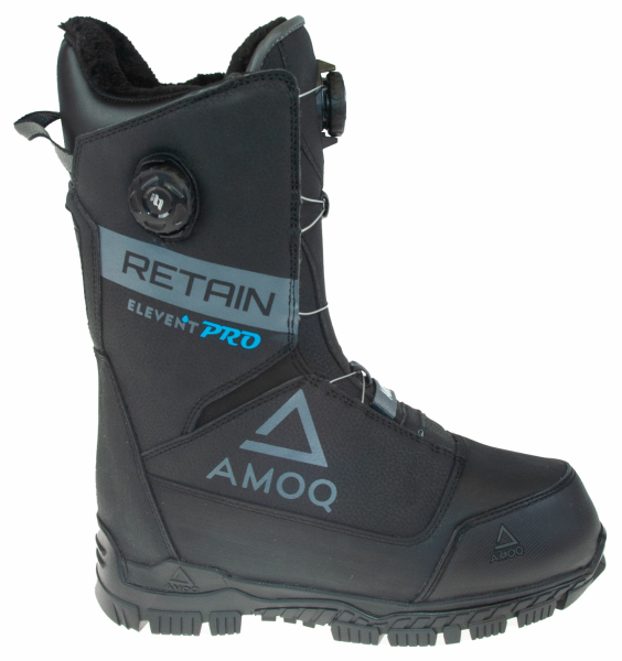 AMOQ Retain Dual Opti-Fit fűzős bakancs, fekete/szürke, 42-es méret, 1, nordicamoto.ro