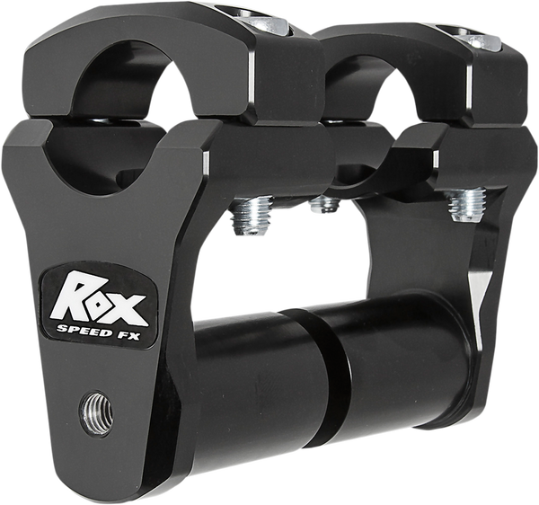 Extended Stem 2(r) Pivoting Handlebar Riser For 1-1/8(r) Handlebars Black, 1, nordicamoto.ro