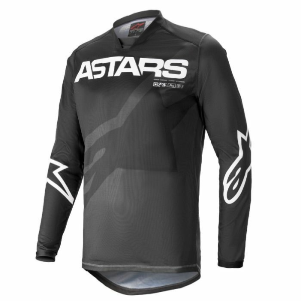 Alpinestars Racer Braap póló, fekete-antracit/fehér, M-es méret, 1, nordicamoto.ro