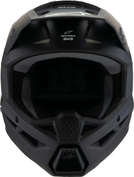 Alpinestars S-M3 Solid Black M gyermek sisak, 4, nordicamoto.ro