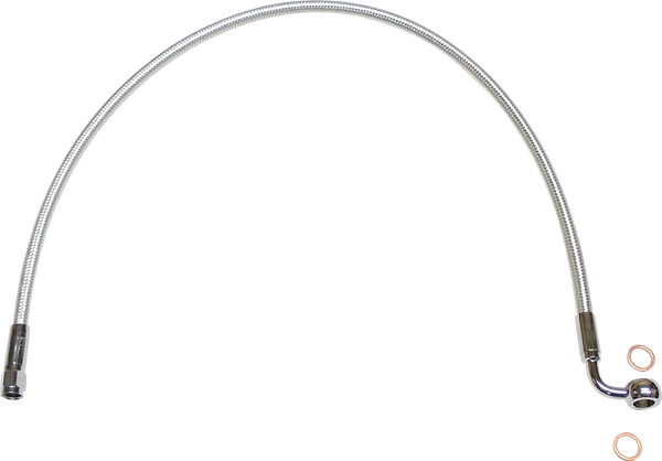 Alternate Length Designer Series Abs-specific Front Brake Line Kit Chrome, Sterling Chromite® Ii, 2, nordicamoto.ro