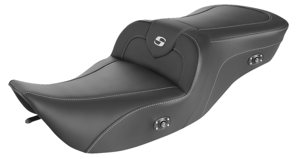 Heated Roadsofa Carbon Fiber Seat Black, 1, nordicamoto.ro