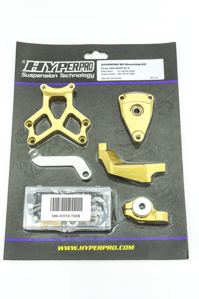 Steering Damper Mounting Kit Gold, 3, nordicamoto.ro