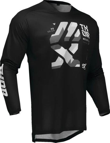 Tricou Enduro Thor Launchmode Brave Black S, 6, nordicamoto.ro