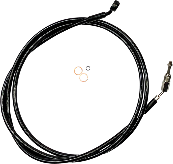 Hydraulic Clutch Line Black Coated With Black Fittings, 1, nordicamoto.ro