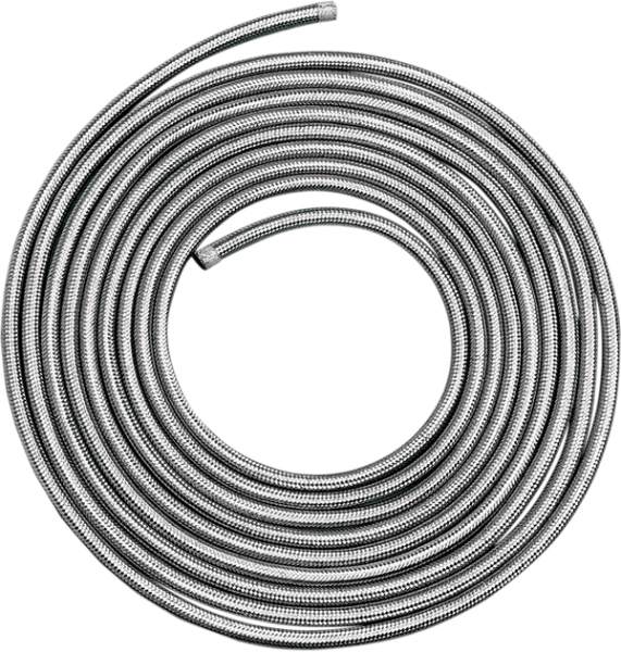 Stainless Steel Braided Hose Stainless Steel, 1, nordicamoto.ro