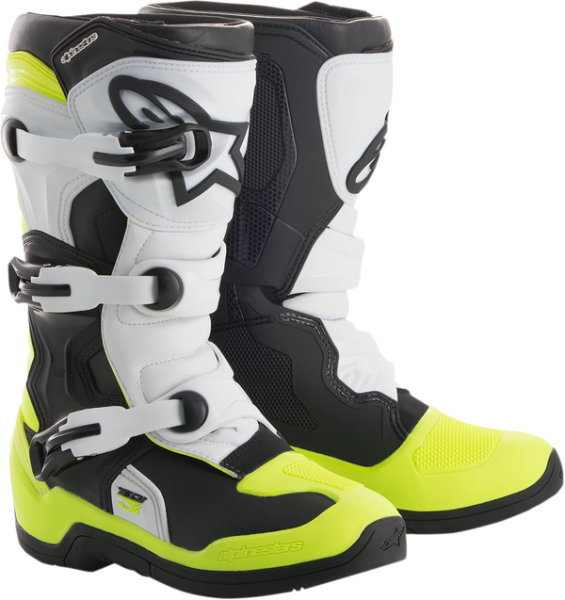 Cizme copii Alpinestars Tech 3S Black/Dark Blue/Pink Fluorescent 39,5, 3, nordicamoto.ro