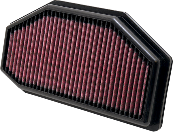 High-flow Air Filter Black, Red, 1, nordicamoto.ro