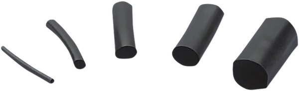 Black Shrink Tubing Black, 2, nordicamoto.ro
