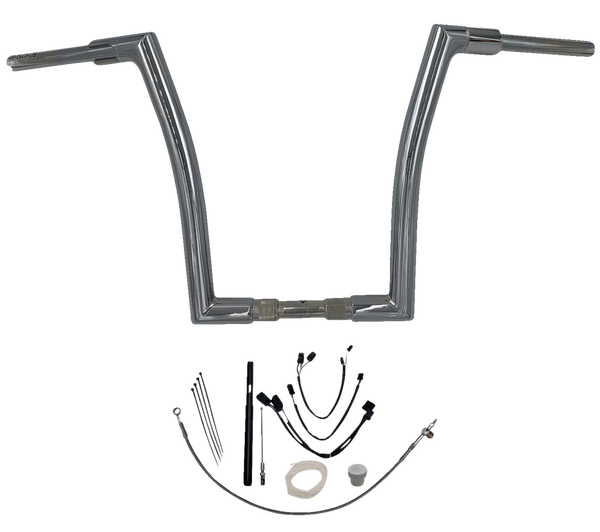 1-1/2(r) Ez Install Flat Top Handlebar Kit Silver, 1, nordicamoto.ro