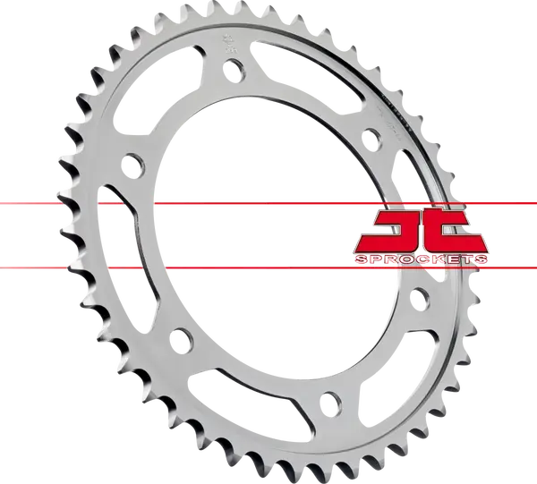 JT SPROCKETS Acél hátsó lánckerék, természetes felületű, 2, nordicamoto.ro