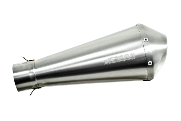 Megaphone Slip-on Mufflers Stainless Steel, Polished, 2, nordicamoto.ro