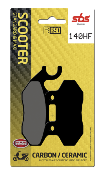 Hf Street Ceramic Organic Brake Pads, 1, nordicamoto.ro