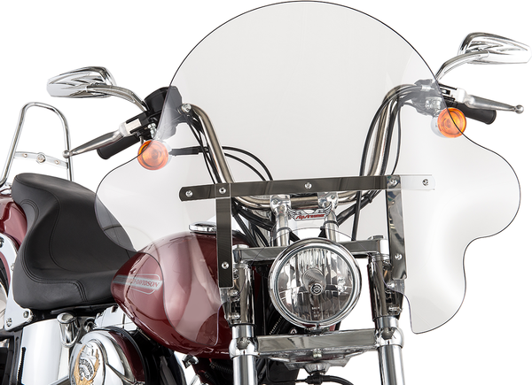Ss-32 Falcon Windshield Clear, Chrome, 1, nordicamoto.ro