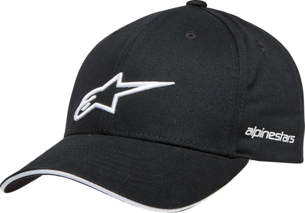 Sapca Alpinestars Rostrum Black/White ONE SIZE, 1, nordicamoto.ro