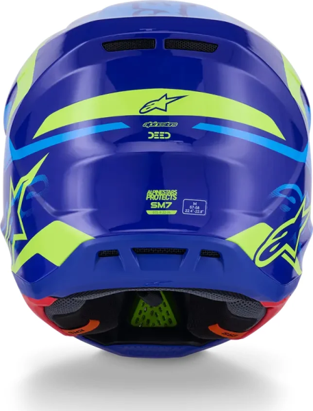 Alpinestars SM7 Deed Blue XL bukósisak, 7, nordicamoto.ro