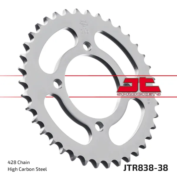 JT SPROCKETS hátsó lánckerék, természetes színű, 1, nordicamoto.ro
