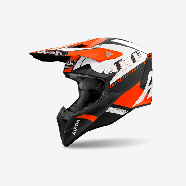 Airoh Wraaap Feel Enduro sisak, kék/piros fényes, 7, nordicamoto.ro