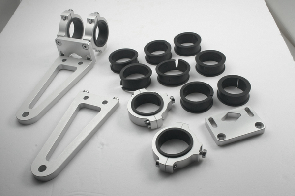 Headlight Brackets Silver, 1, nordicamoto.ro