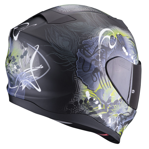 Casca integrala sport/touring SCORPION EXO-520 EVO AIR MELROSE Negru/Galben M, 3, nordicamoto.ro