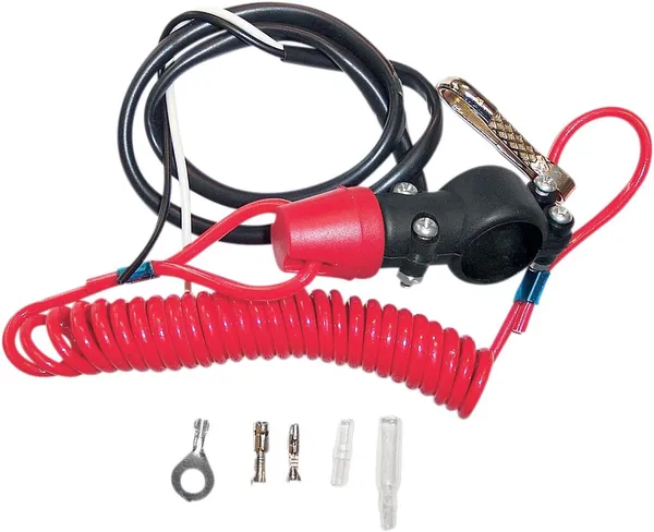 Kill Switch Tether Line Black, Red, 2, nordicamoto.ro