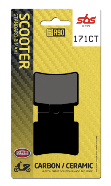 Ct Scooter Carbon Tech Organic Brake Pads, 1, nordicamoto.ro