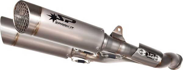 Grid-o Slip-on Mufflers Titanium, 2, nordicamoto.ro