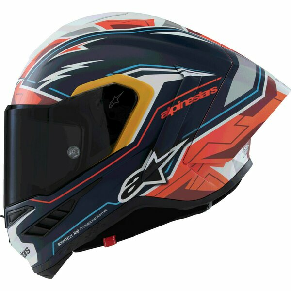 ALPINESTARS SUPERTECH R10 LE ACOSTA teljes arcú sport sisak, kék/piros/fehér, XL, 7, nordicamoto.ro