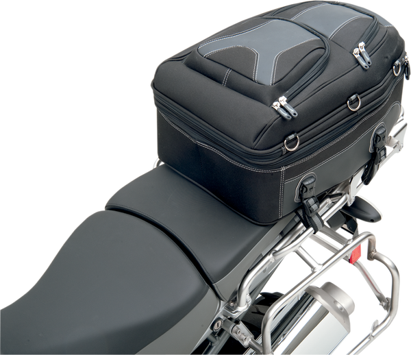 Pillion And Rear Rack Luggage Bag Black, 1, nordicamoto.ro